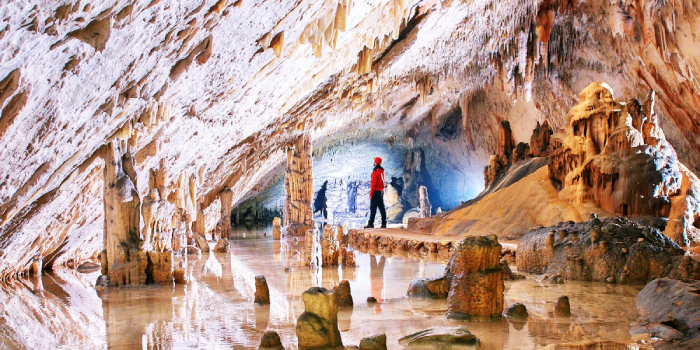 cave climbing